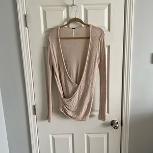 Free People Cream Sweater